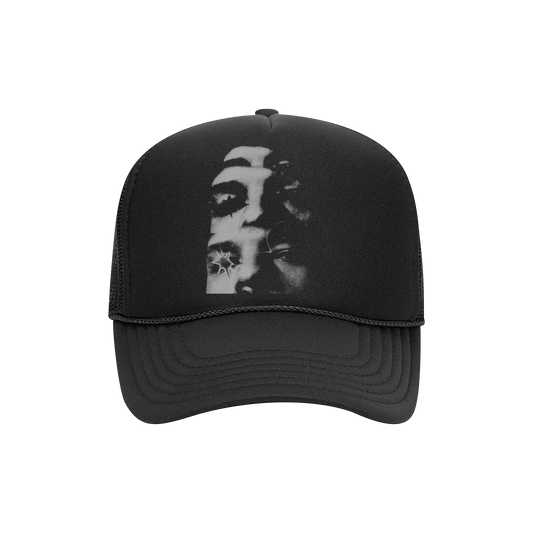 YG BLACK TRUCKER HAT