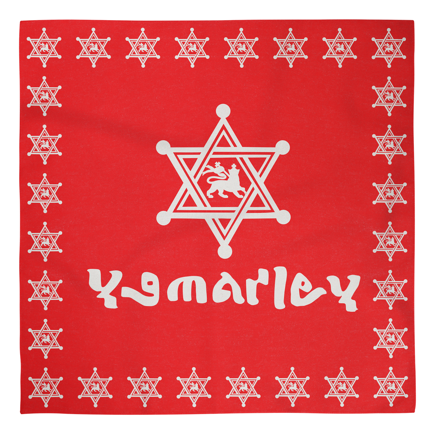 IN THE DESERT-RED STAR BANDANA