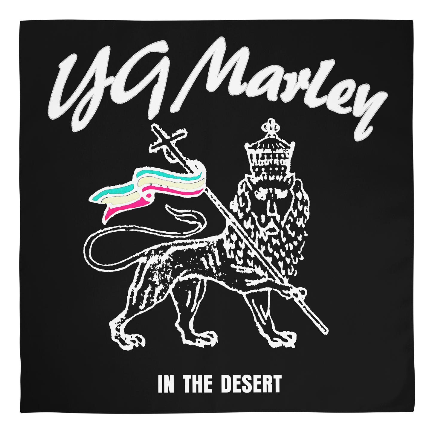 IN THE DESERT-RED STAR BANDANA