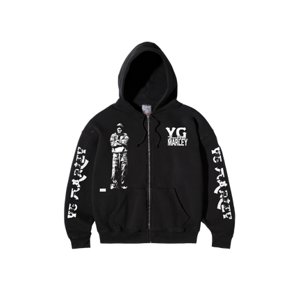 YOUNG GONG ZIPPER HOODIE