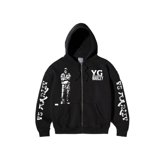 YOUNG GONG ZIPPER HOODIE